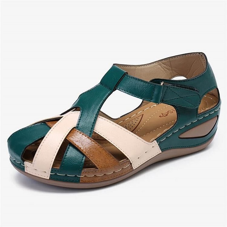 Sommer Ankle Strap Wedge Comfort Walking Shoes