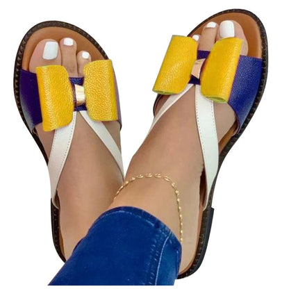 Damesko Butterfly-Knot Slides Flats